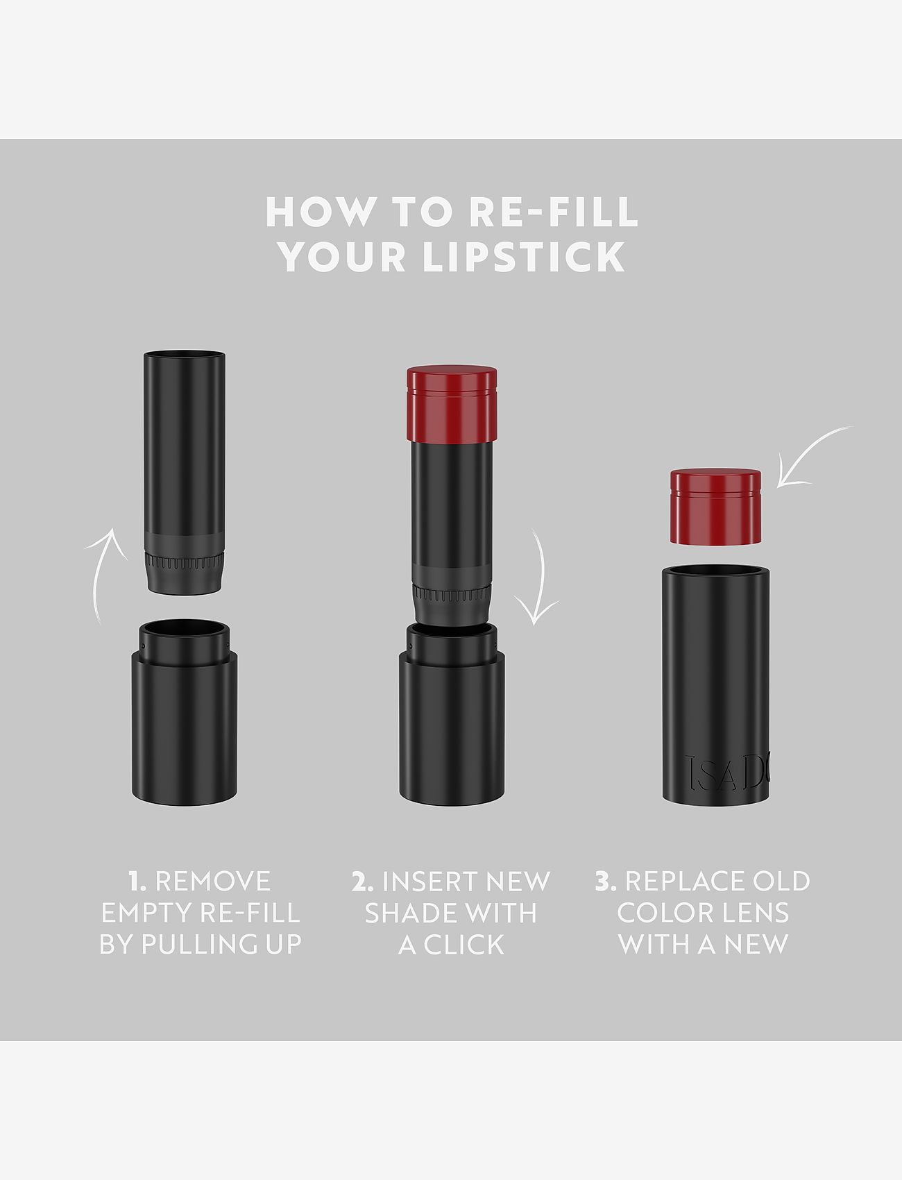 IsaDora - IsaDora Perfect Moisture Lipstick Refill 218 Mocha Mauve - konfirmation - mocha mauve - 5