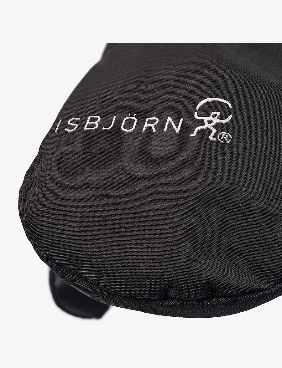 ISBJÖRN of Sweden - SLUSH Shell Mitten Kids Black 5-6yr - gants - black - 1