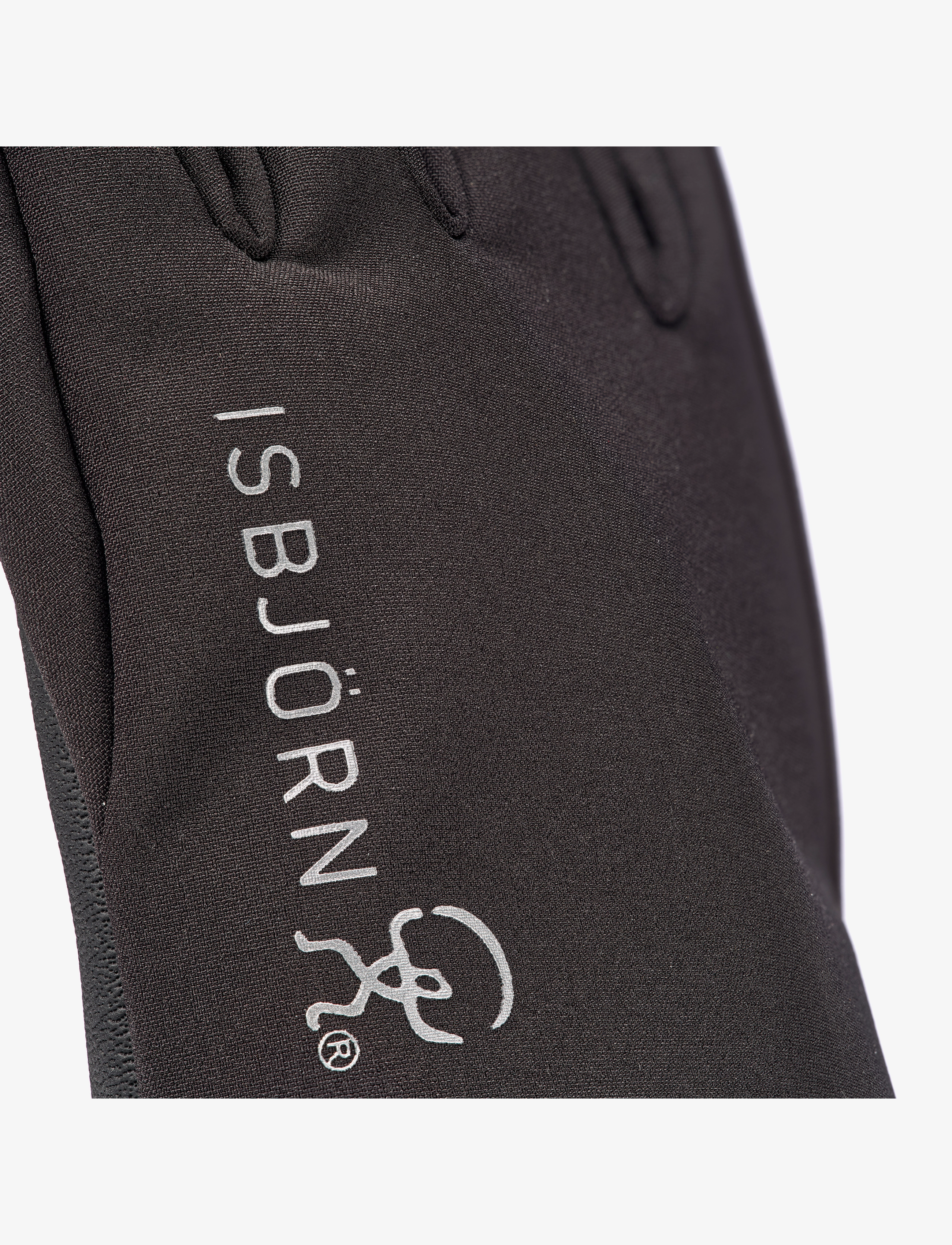 ISBJÖRN of Sweden - TRAIL Softshell finger Glove Black 11-18yr - black - 2