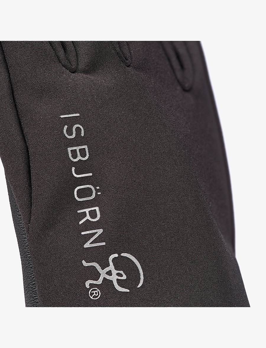ISBJÖRN of Sweden - TRAIL Softshell finger Glove Black 11-18yr - black - 2