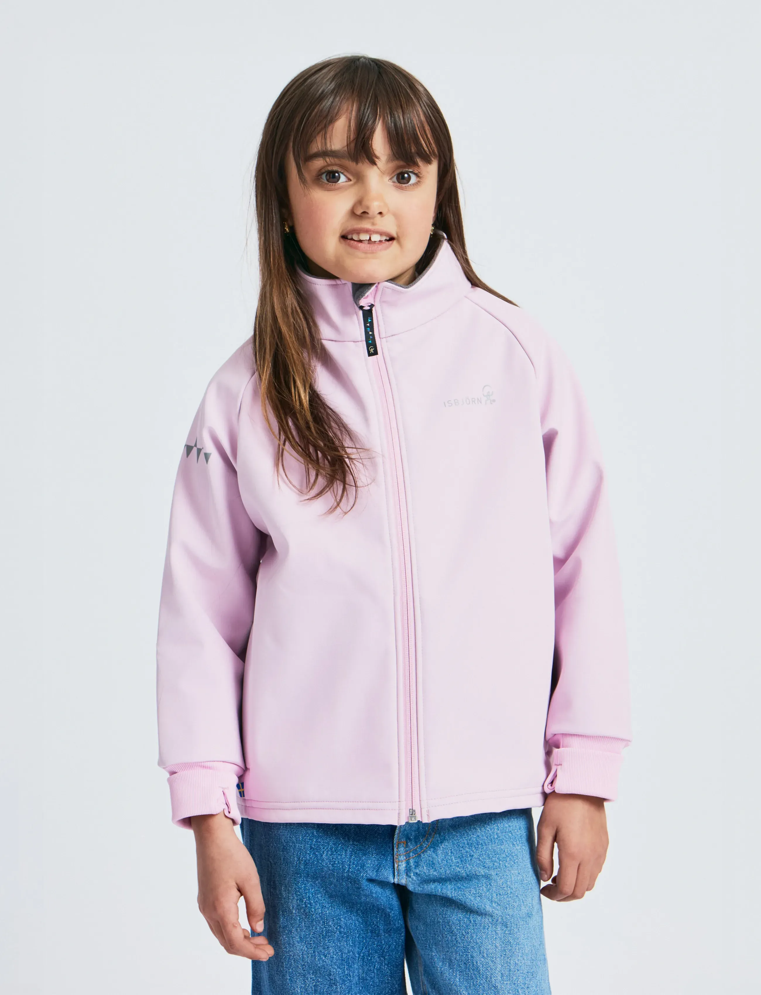 ISBJÖRN of Sweden Thunder Wind & Rain Bloc Jacket Kids Lagoon 122/128, 122/128, Pink, Jakker & Frakker > Windbreaker, Børn