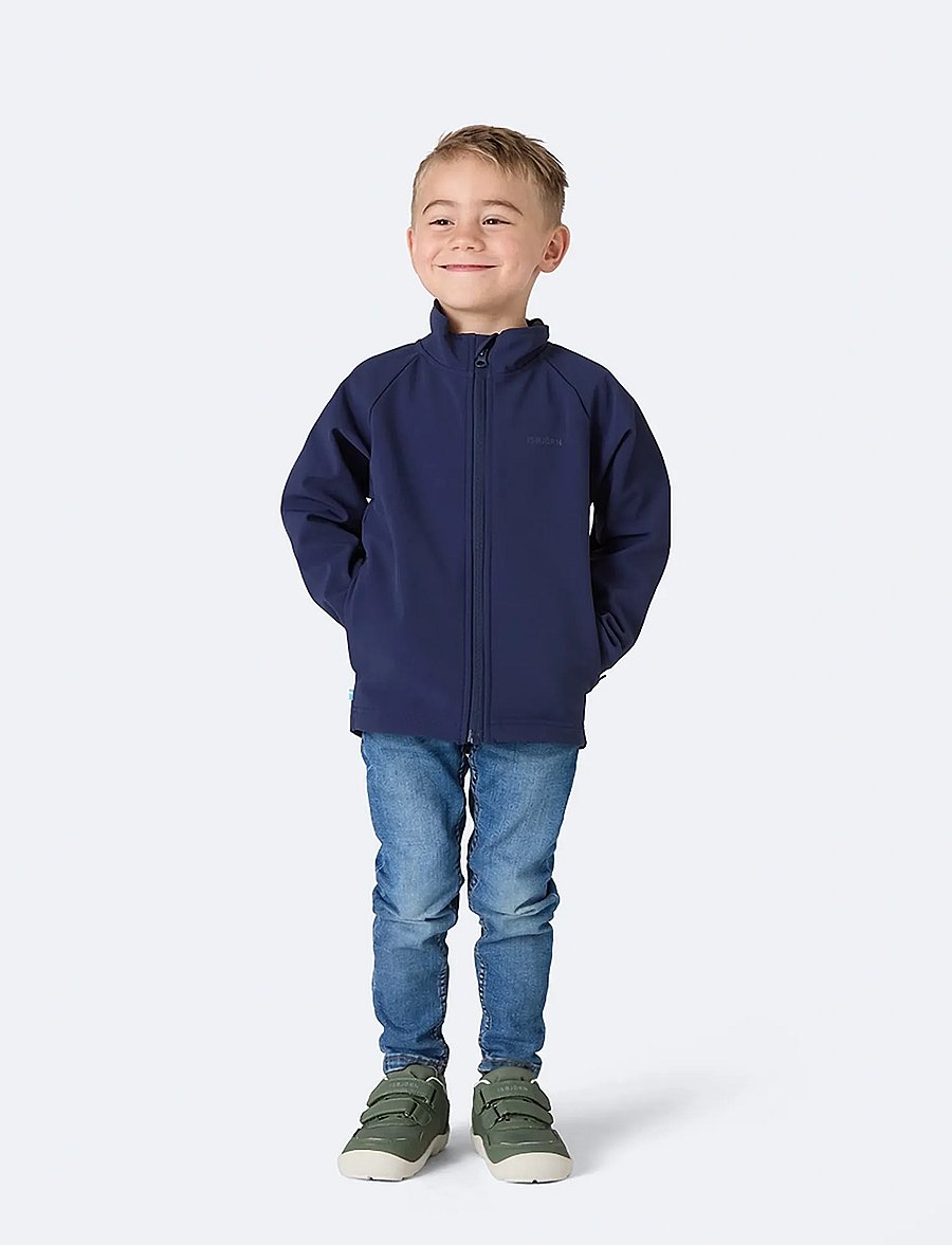 ISBJÖRN of Sweden - LIGHTNING Softshell Jacket Kids - softshell-jacken - navy - 0