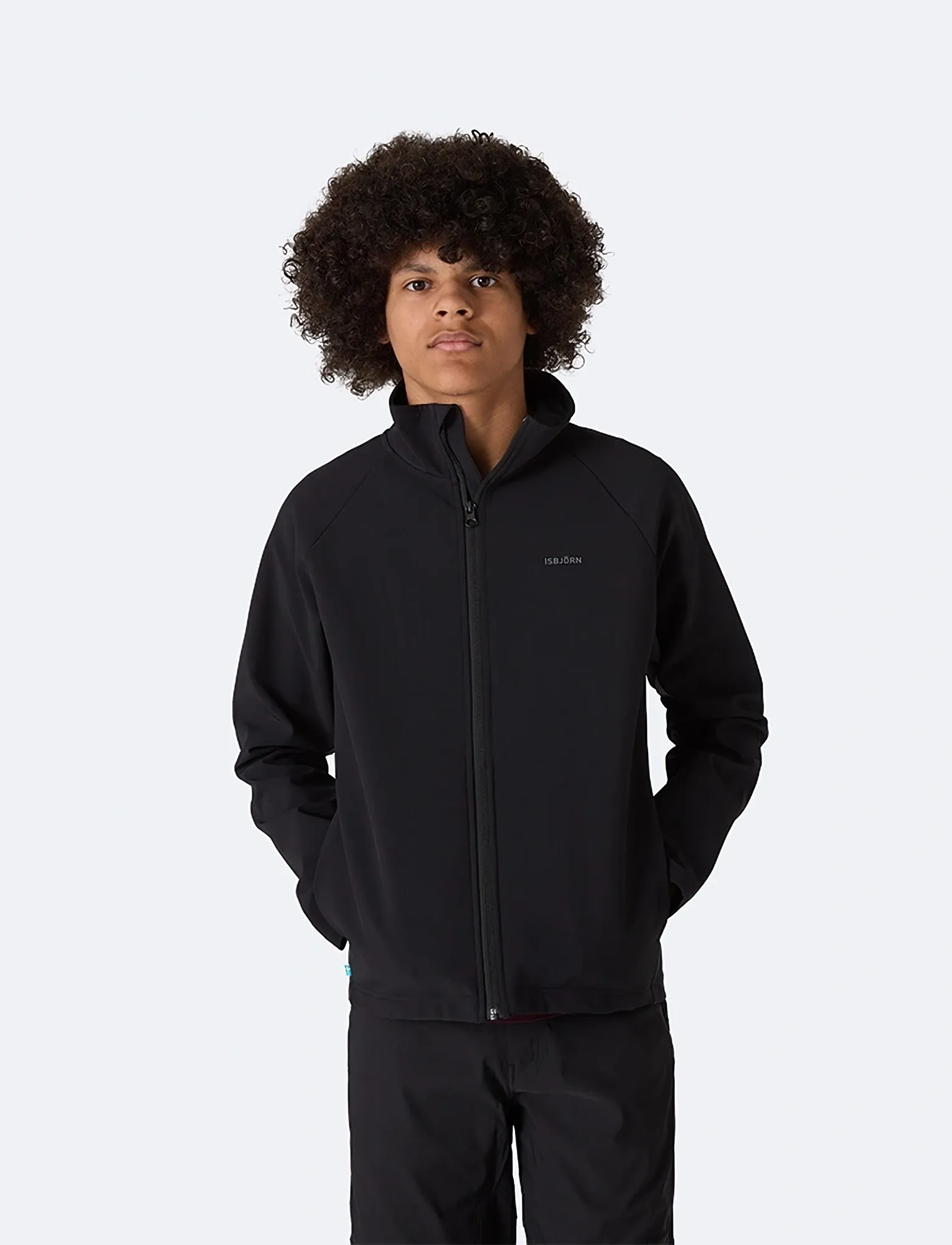 ISBJÖRN of Sweden Lightning Softshell Jacket Teens, Børn, Softshell Jakke, Sort, Str: 146/152