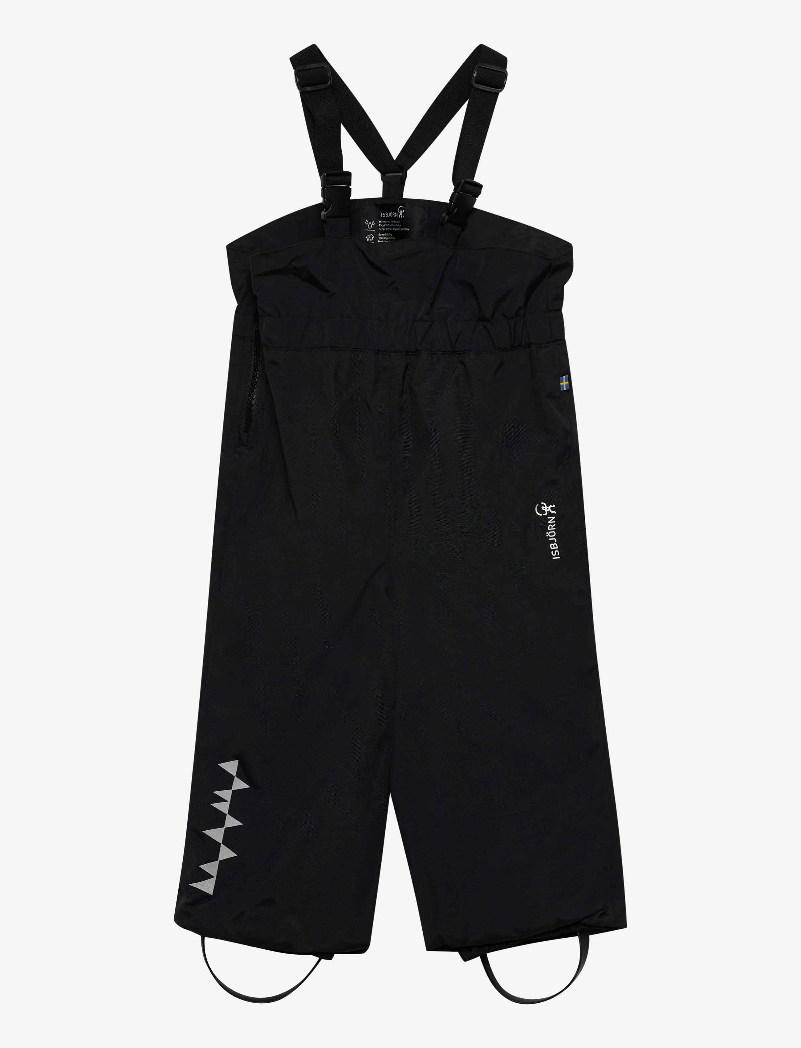 ISBJÖRN of Sweden Kuling Hardshell Pant Kids, Børn, Børne Hardshell Smækbukser, Sort, Str: 86-92