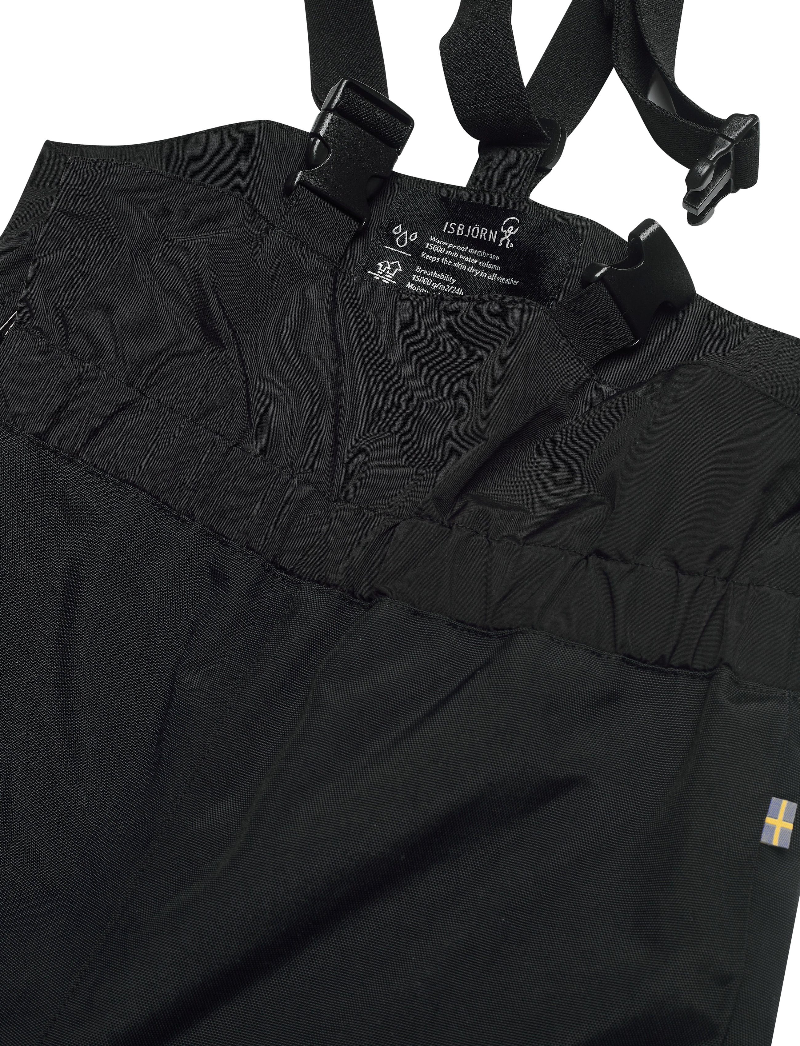 ISBJÖRN of Sweden - KULING Hardshell Pant Kids - tuule- ja veekindlad püksid - black - 2
