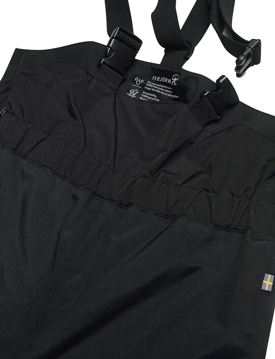 ISBJÖRN of Sweden - KULING Hardshell Pant Kids - tuule- ja veekindlad püksid - black - 2
