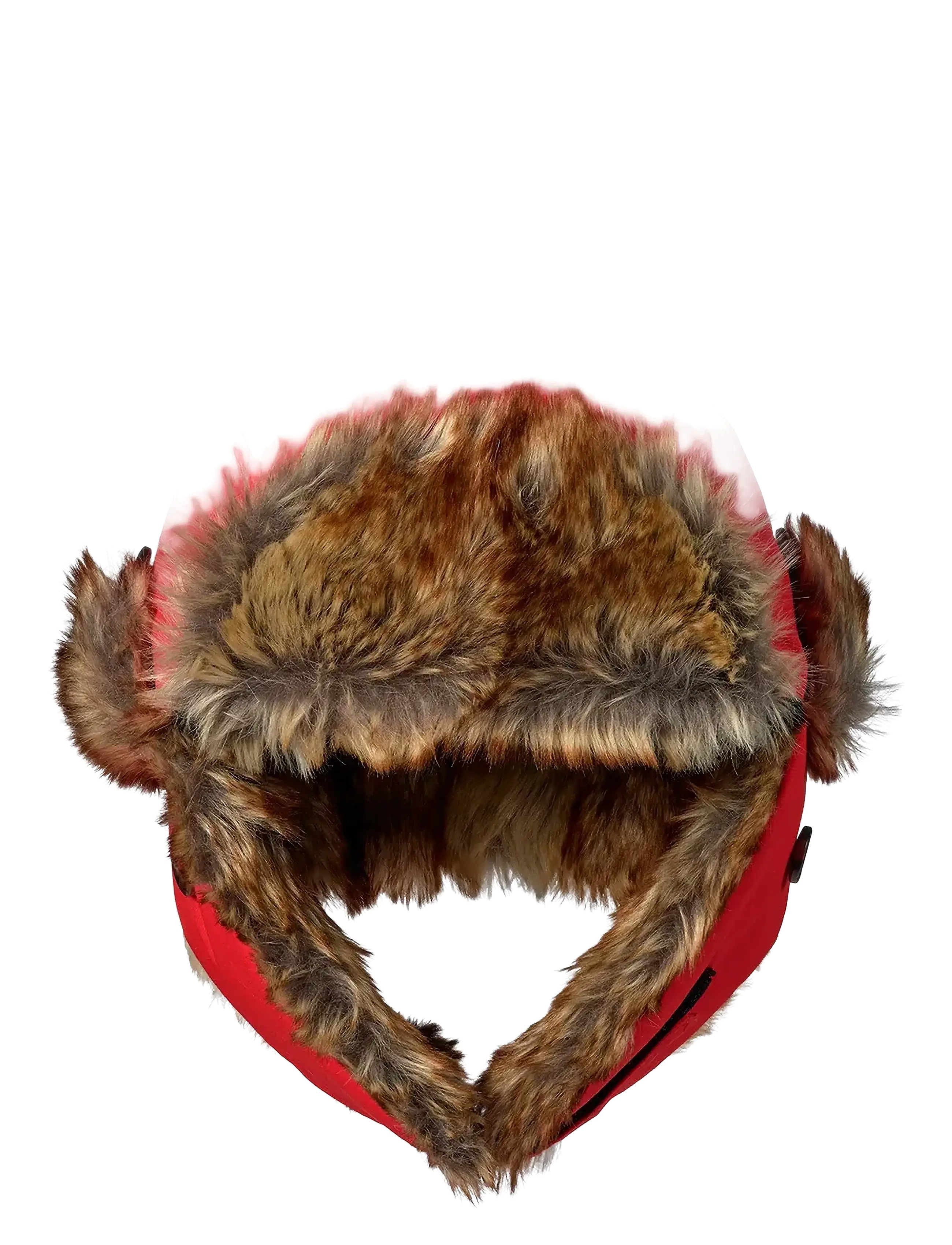 ISBJÖRN of Sweden Squirrel Winter Cap, Børn, Trapper Vinterhue, Rød, Str: 44-46