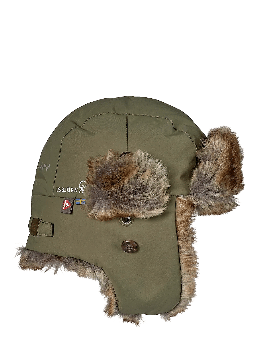 ISBJÖRN of Sweden - SQUIRREL Winter Cap - vinterhuer - moss - 2