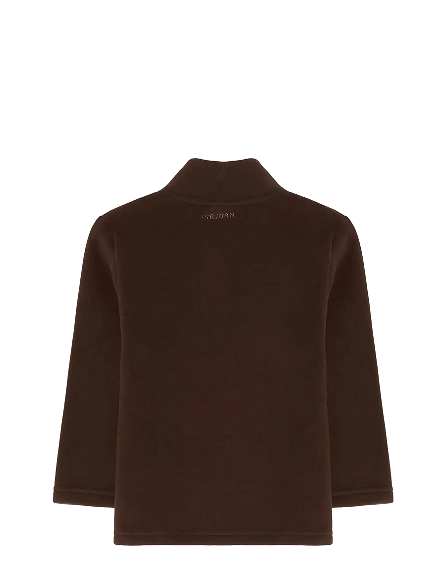 ISBJÖRN of Sweden - CLOUD Halfzip Fleece Kids & Teens - paksud joped - chocolate - 2