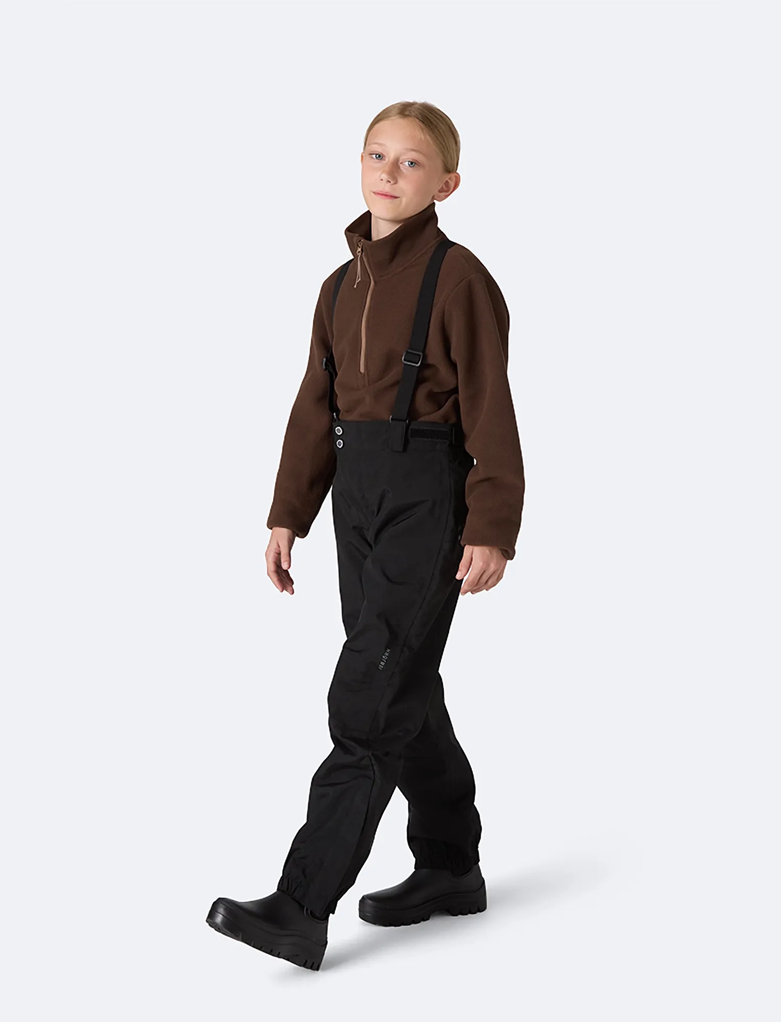 ISBJÖRN of Sweden - CLOUD Halfzip Fleece Kids & Teens - paksud joped - chocolate - 3