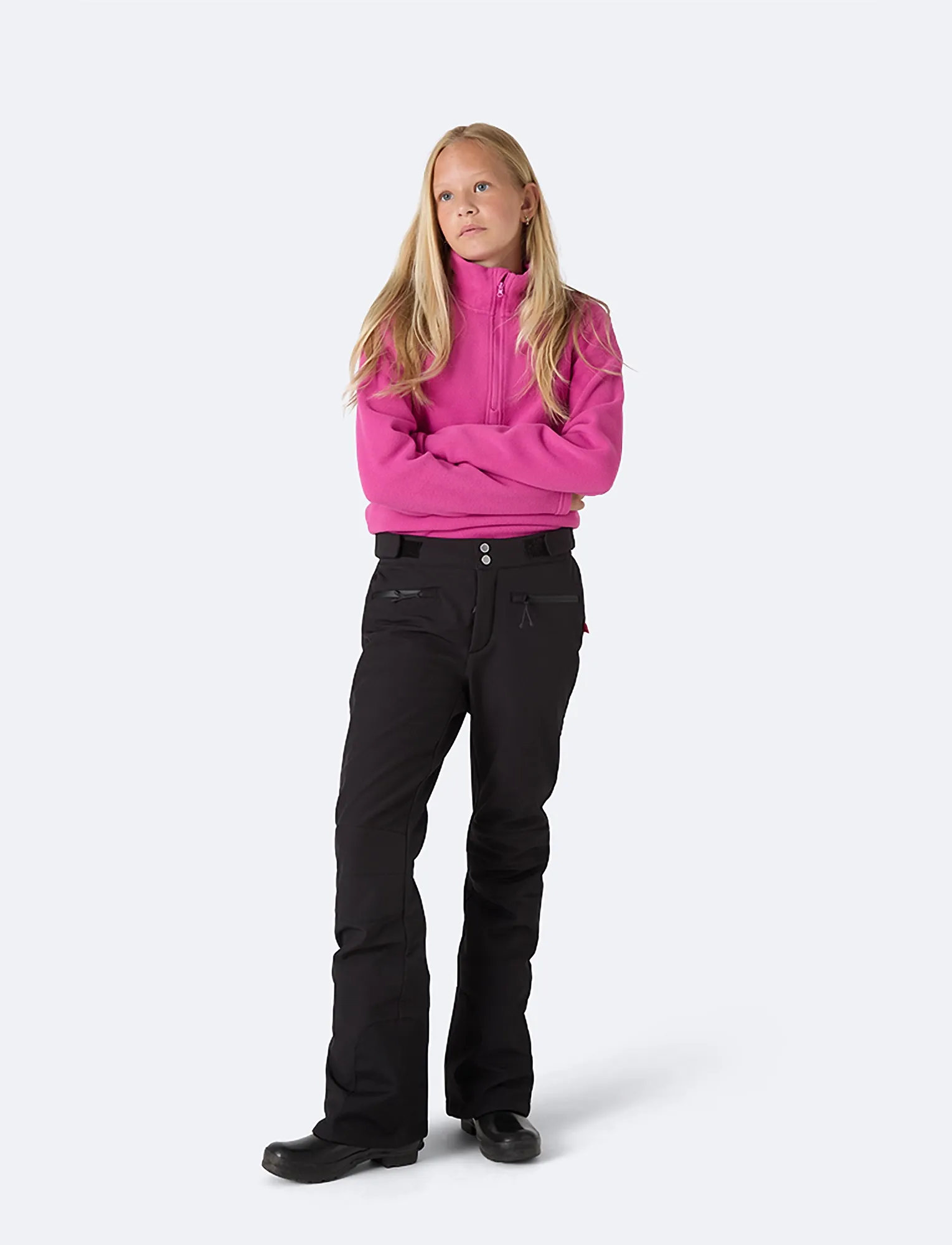 ISBJÖRN of Sweden CLOUD Halfzip Fleece Kids & Teens - Dressipluusid ja kapuutsiga pusad - WILDROSE / pink/rose