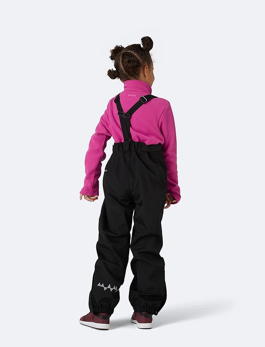 ISBJÖRN of Sweden - PENGUIN Hardshell Pant Low Waist Kids - tuule- ja veekindlad püksid - black - 3