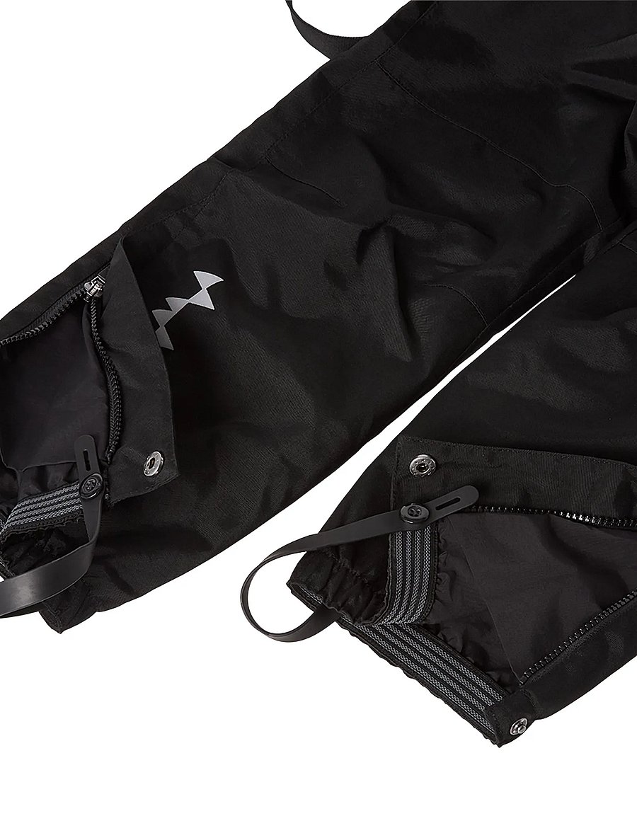 ISBJÖRN of Sweden - PENGUIN Hardshell Pant Low Waist Kids - tuule- ja veekindlad püksid - black - 5