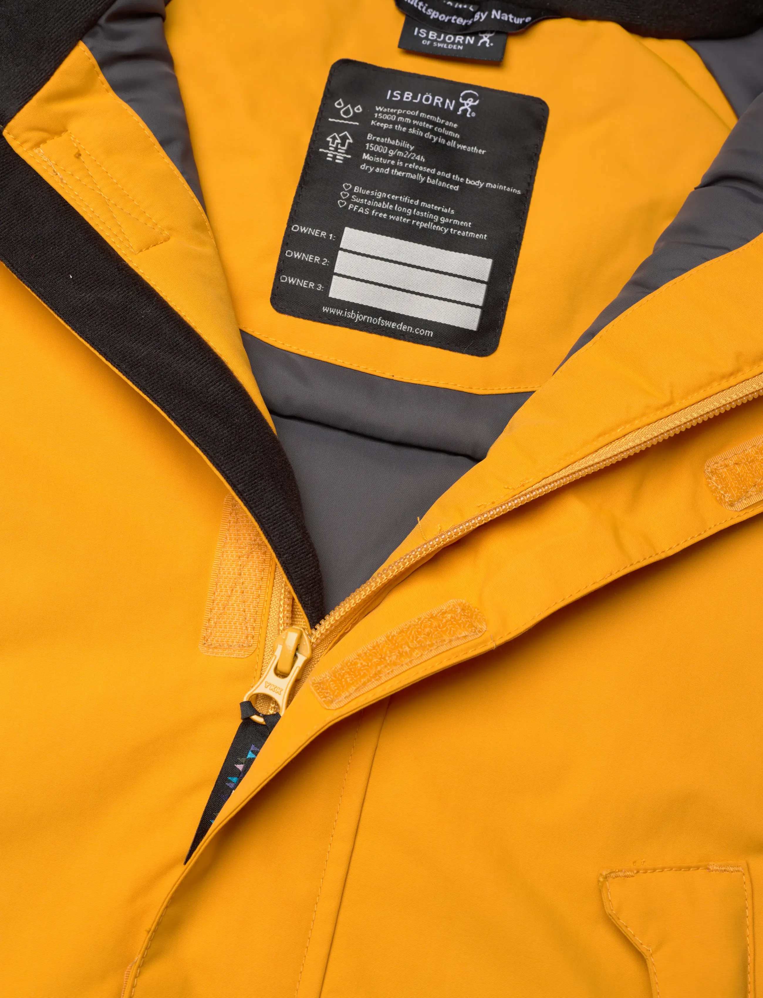 ISBJÖRN of Sweden - HELICOPTER Winter Jacket Kids - vêtements d'extérieur - saffron - 2