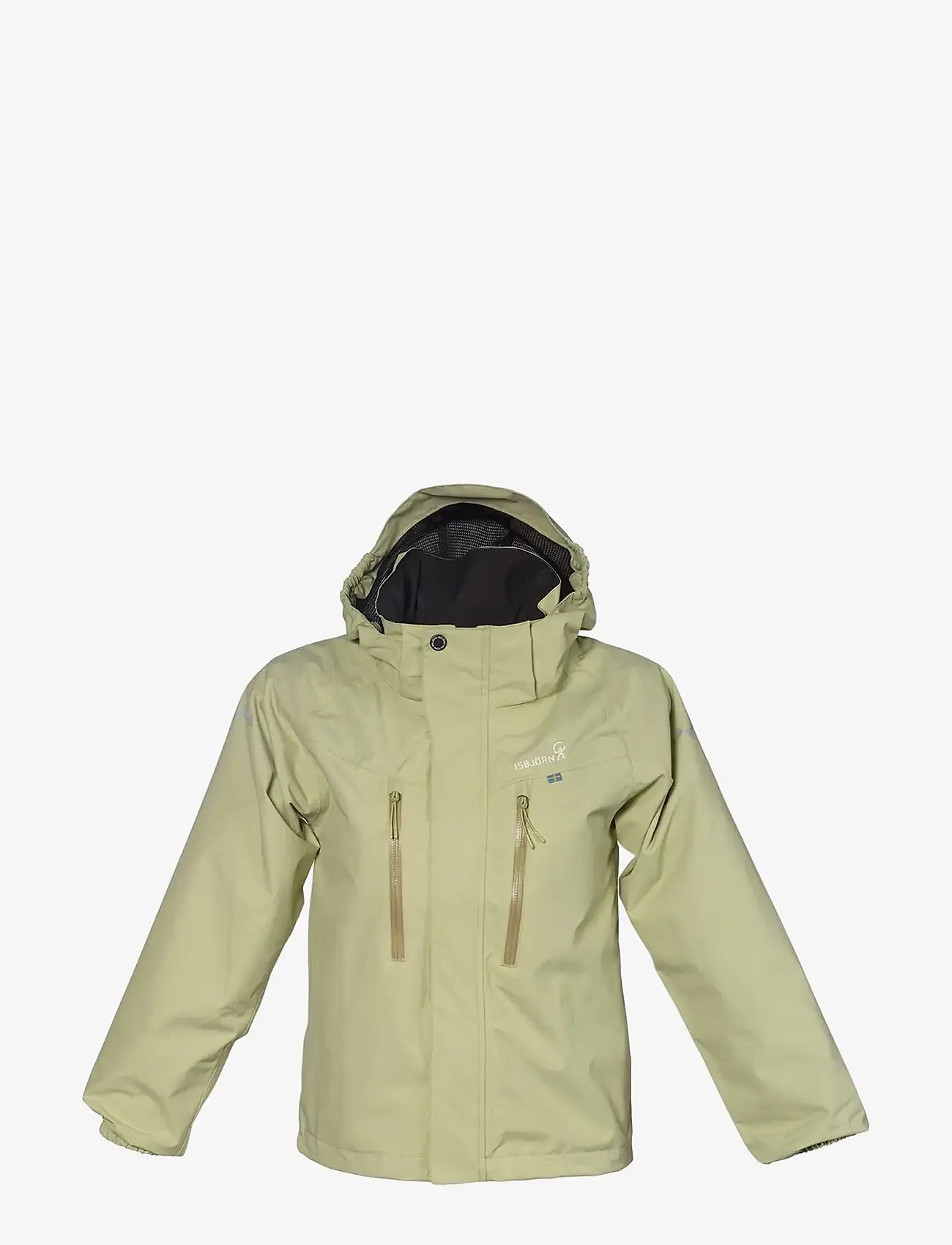 ISBJÖRN of Sweden - STORM Hardshell Jacket Kids SkyBlue 122/128 - shell- & regnjakker - forest dew - 0