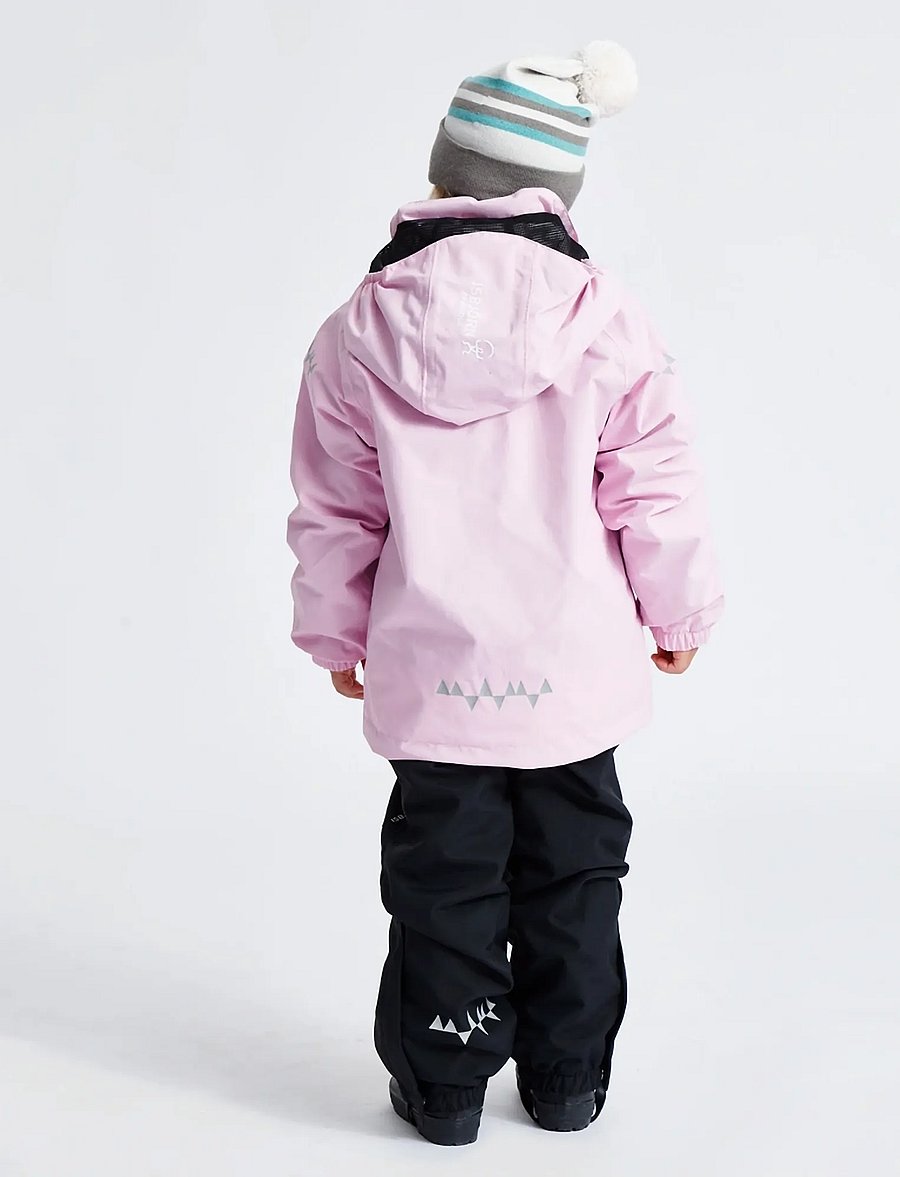 ISBJÖRN of Sweden - STORM Hardshell Jacket Kids WindChime 122/128 - skal- & regnjackor - frostpink - 0