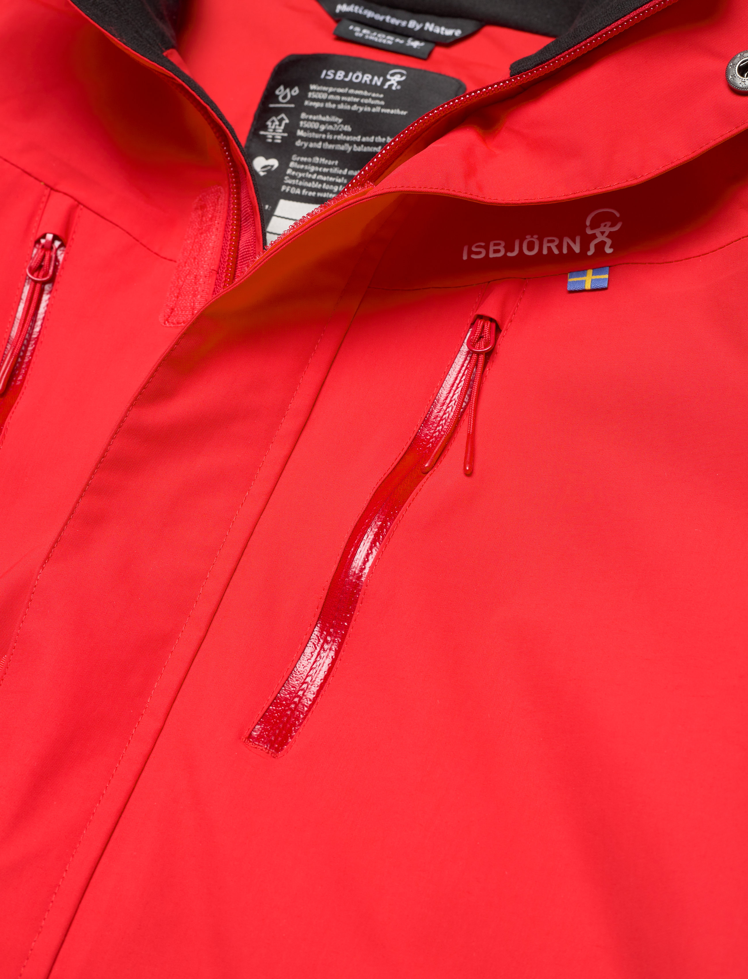 ISBJÖRN of Sweden - STORM Hardshell Jacket Kids WindChime 122/128 - efterårsjakker - love - 2