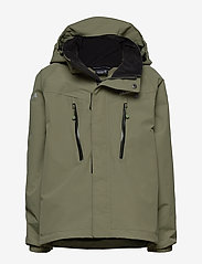 ISBJÖRN of Sweden - STORM Hardshell Jacket Kids - shell & rain jackets - moss - 1