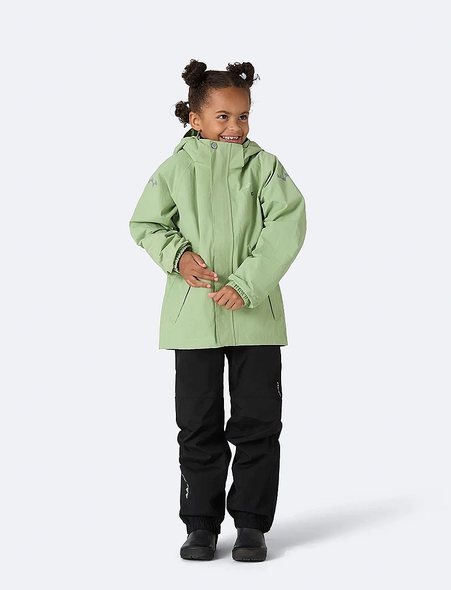 ISBJÖRN of Sweden - PENGUIN Hardshell Jacket Kids - shell- & regnjakker - pistachio - 0