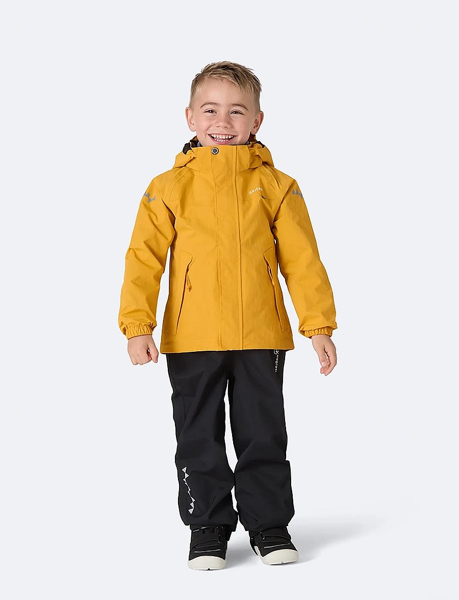 ISBJÖRN of Sweden - PENGUIN Hardshell Jacket Kids - shell- & regnjakker - saffron - 0