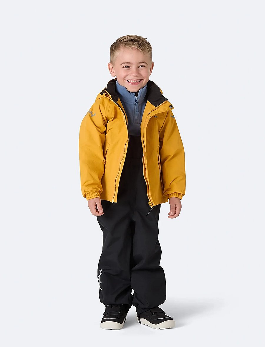ISBJÖRN of Sweden - PENGUIN Hardshell Jacket Kids - shell- & regnjakker - saffron - 3