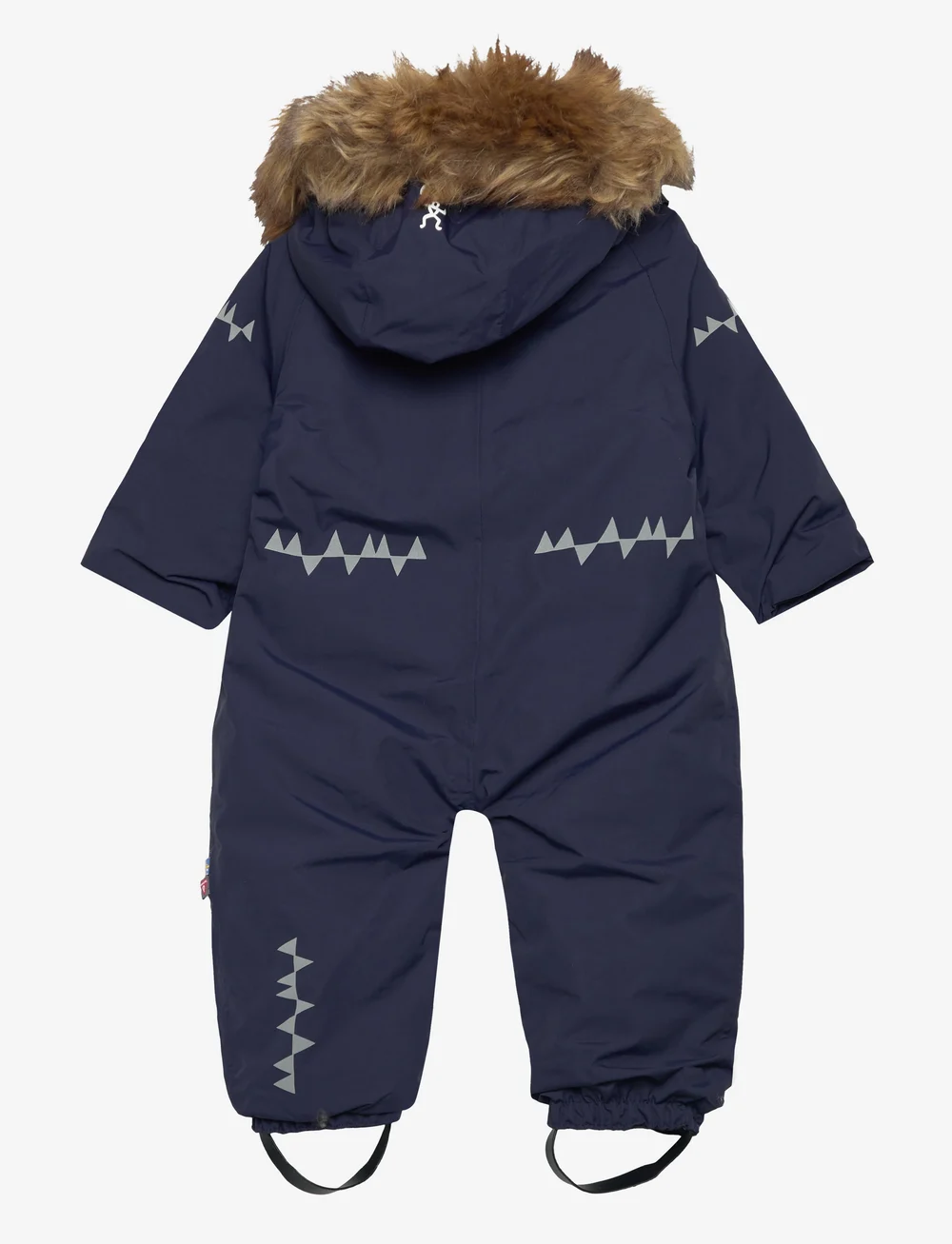 ISBJÖRN of Sweden - TODDLER padded Jumpsuit with fur - overtøj - navy - 1