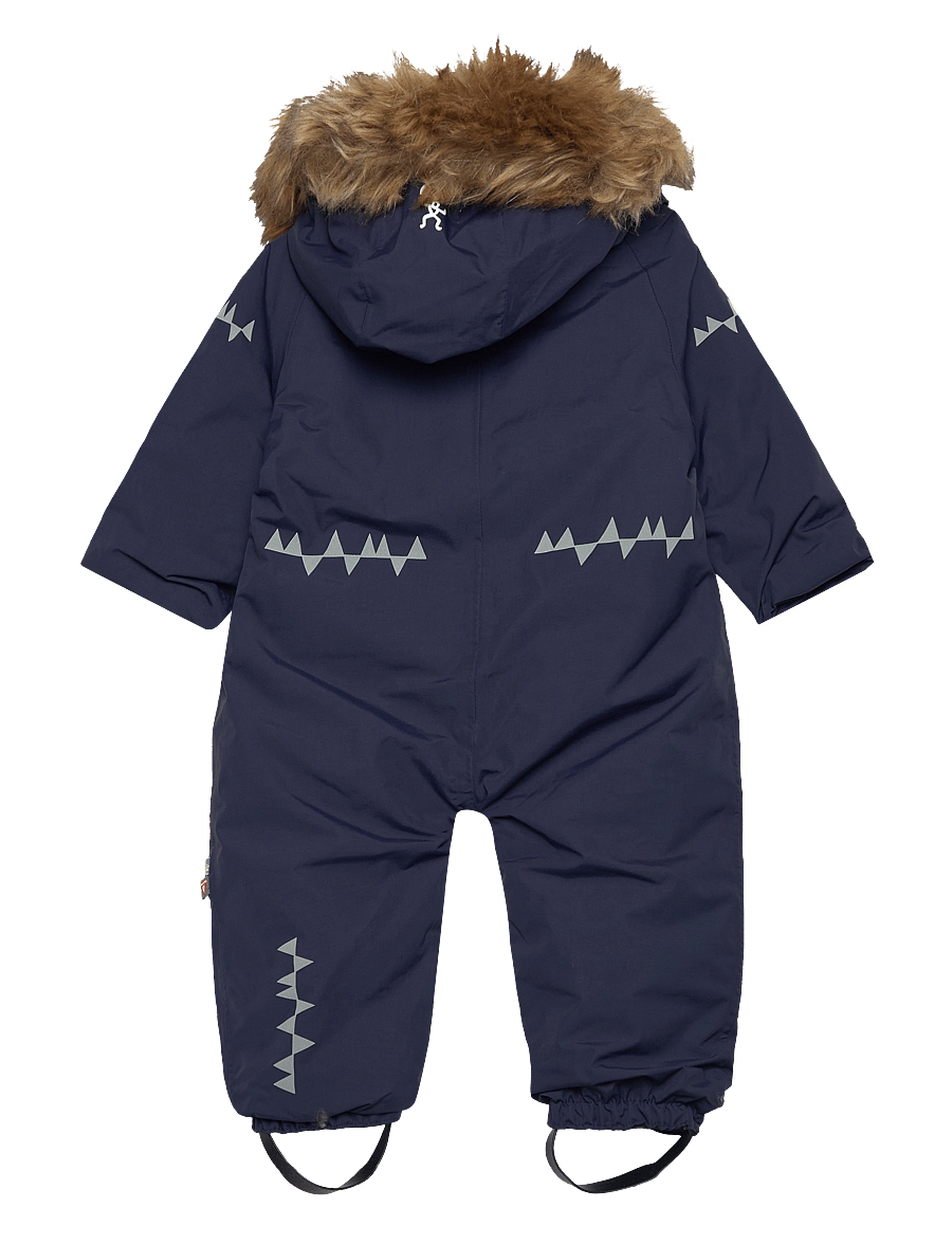 ISBJÖRN of Sweden - TODDLER padded Jumpsuit with fur - vêtements d'extérieur - navy - 1