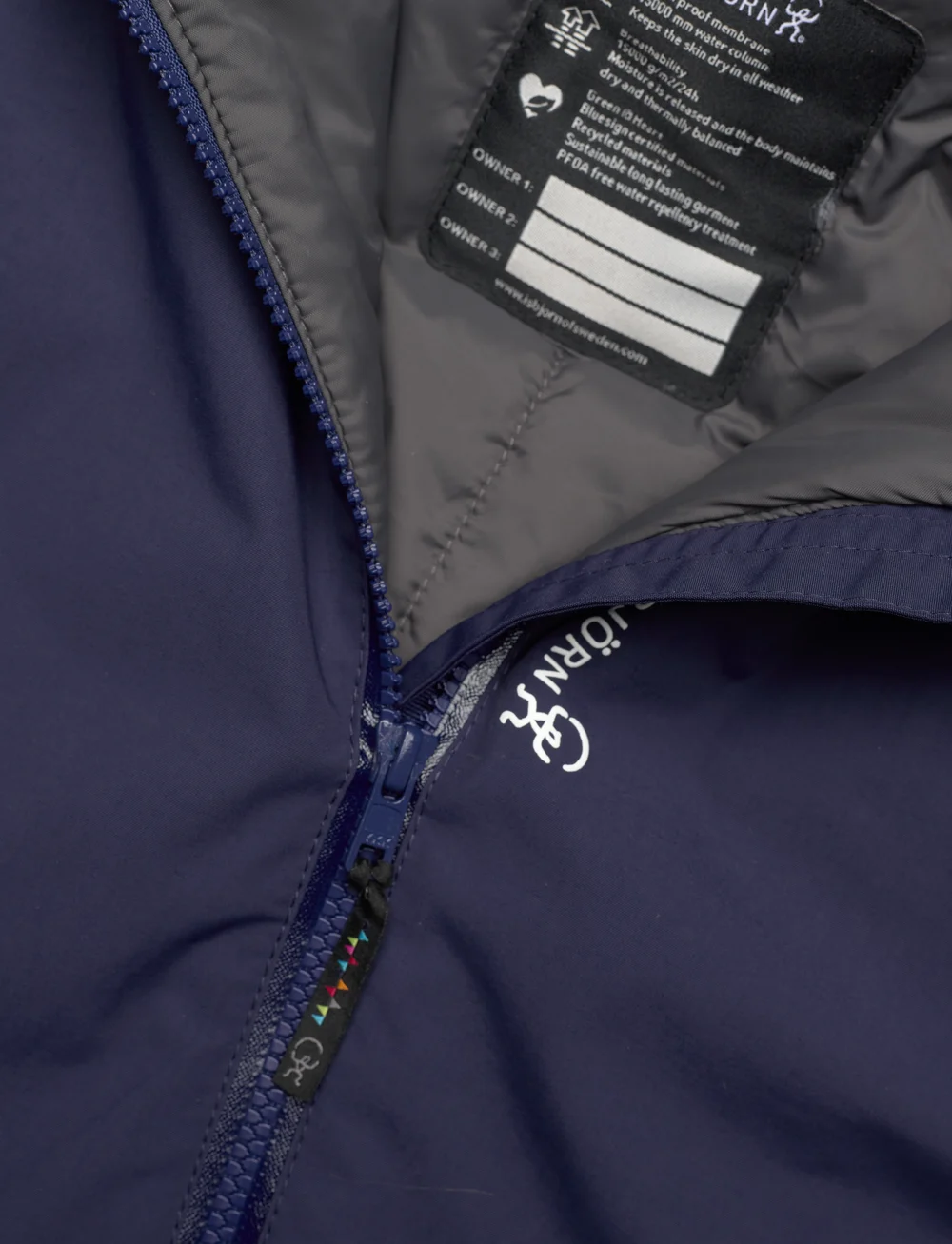 ISBJÖRN of Sweden - TODDLER padded Jumpsuit with fur - overtøj - navy - 2