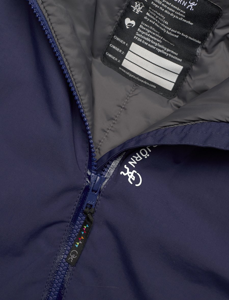 ISBJÖRN of Sweden - TODDLER padded Jumpsuit with fur - vêtements d'extérieur - navy - 2