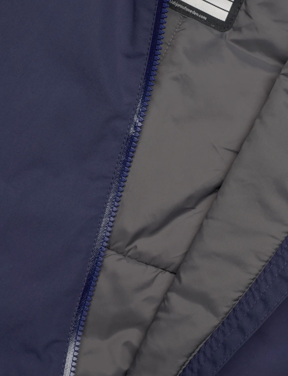 ISBJÖRN of Sweden - TODDLER padded Jumpsuit with fur - overtøj - navy - 4