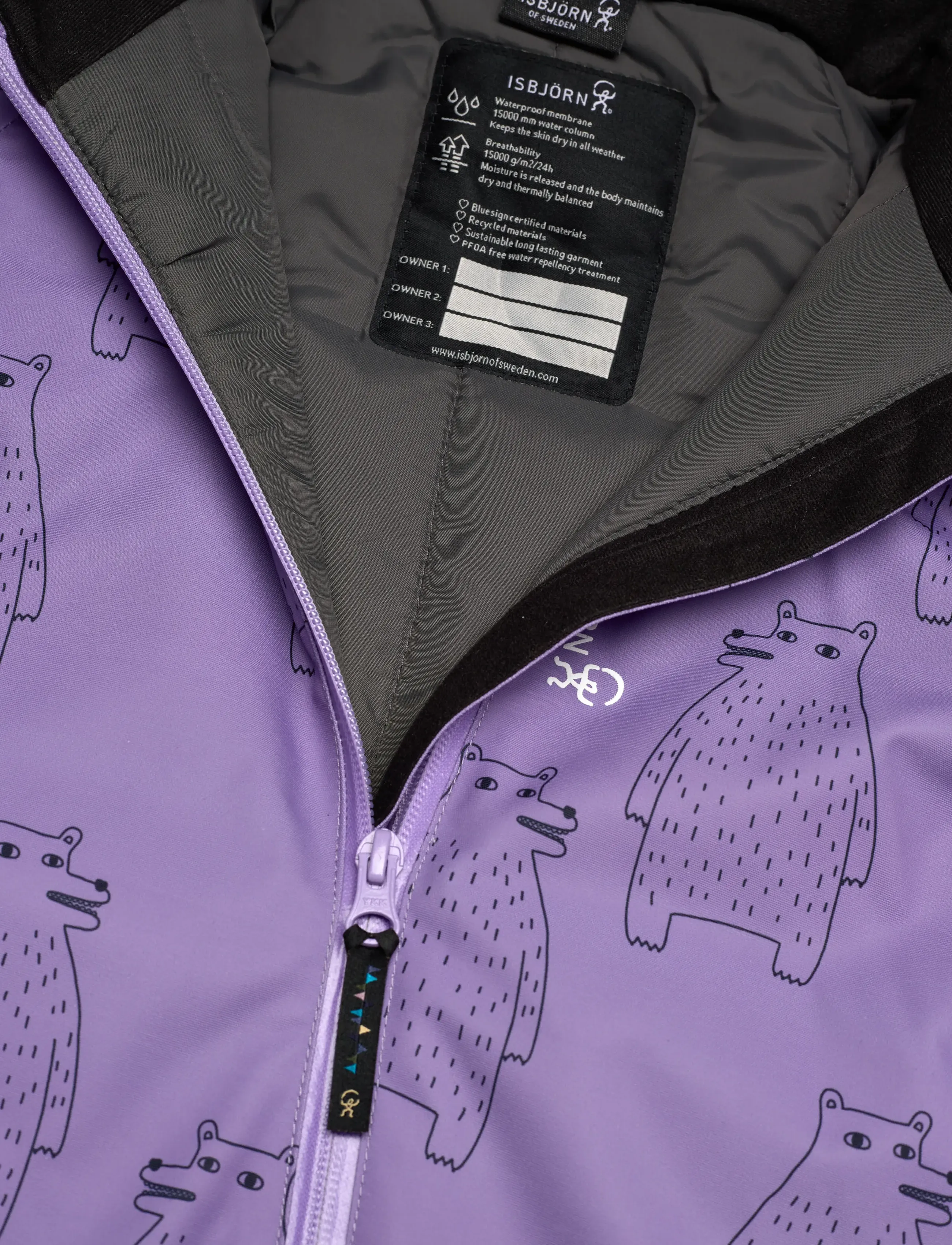 ISBJÖRN of Sweden - PUFFIN Winter Jumpsuit Toddler - vêtements d'extérieur - lavender - 2