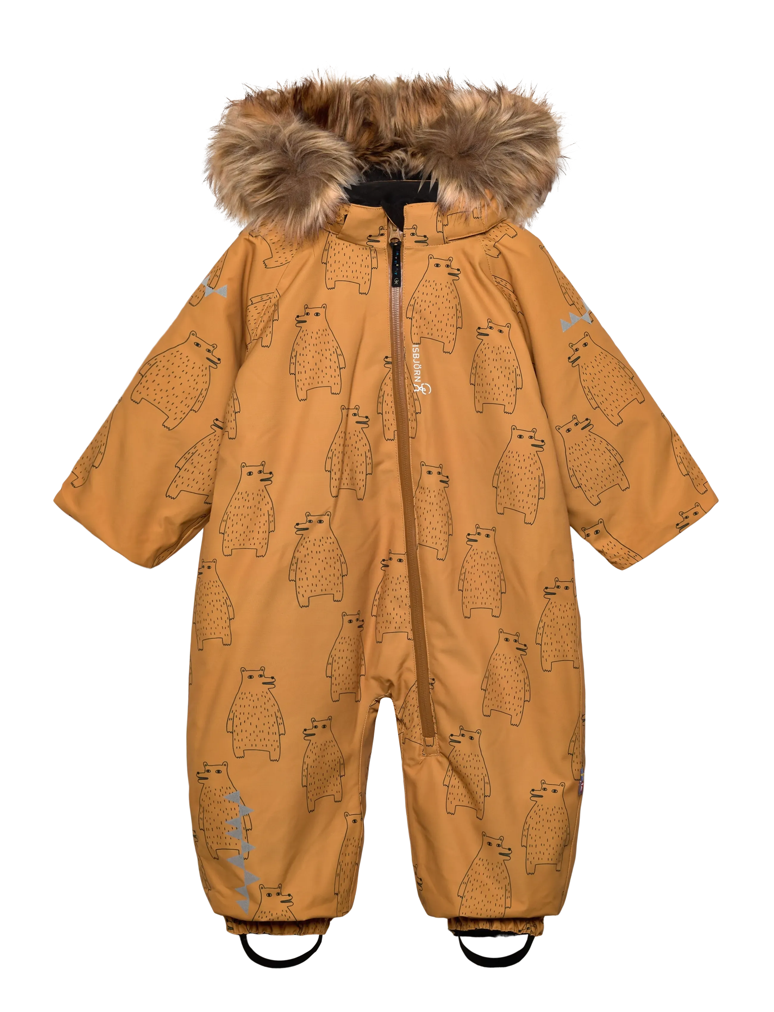 ISBJÖRN of Sweden PUFFIN Winter Jumpsuit Toddler - Talvekombinesoon - LION / yellow