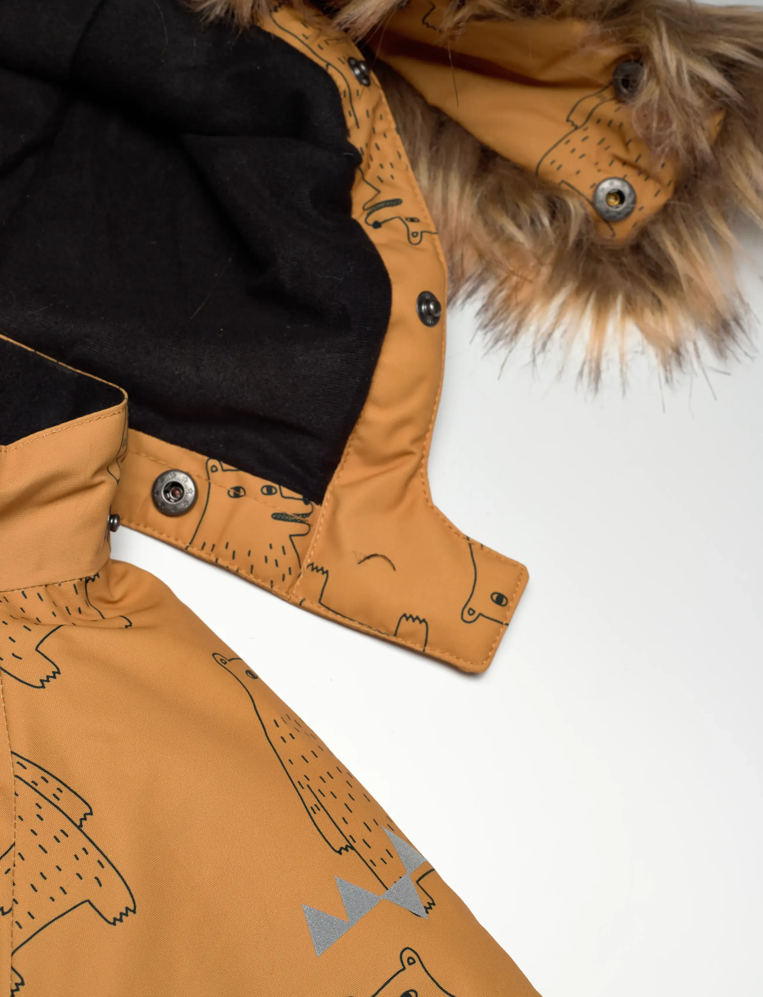 ISBJÖRN of Sweden - PUFFIN Winter Jumpsuit Toddler - overtøj - lion - 3