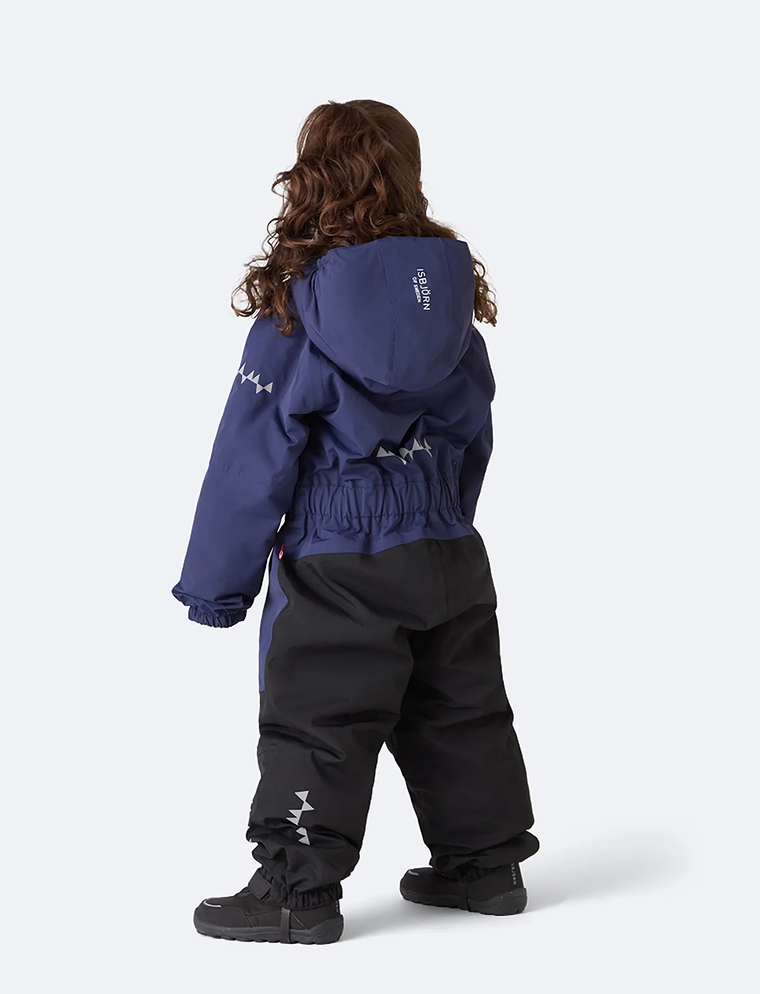 ISBJÖRN of Sweden Penguin Snowsuit Kids, 116 CL, Coveralls, Marineblau - Snow-ski Coveralls & Sets, Kinder