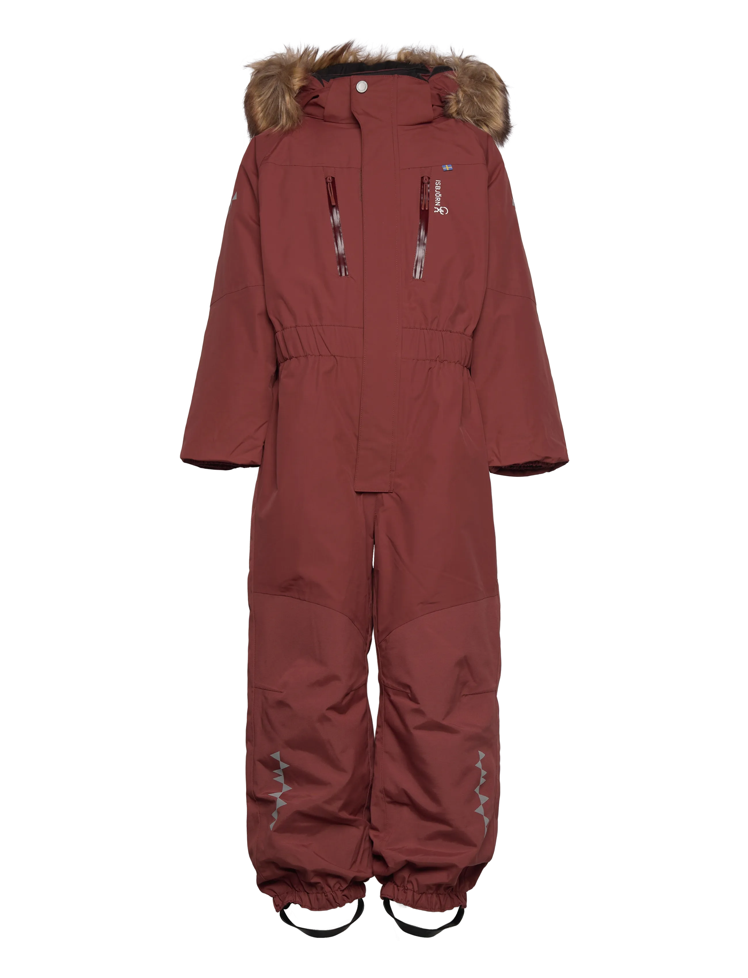 ISBJÖRN of Sweden SNOWLION Snowsuit Kids - Overaller - VOLCANO / orange