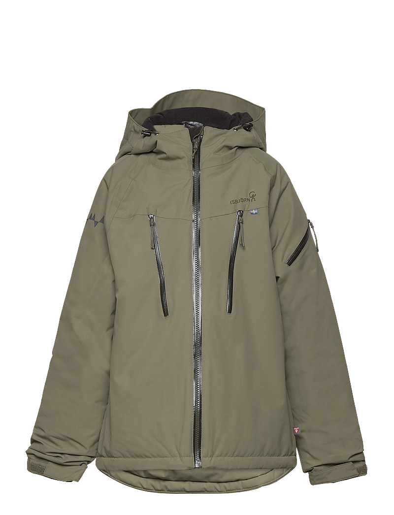 ISBJÖRN of Sweden - CARVING Winter Jacket Teen Volcano 170/176 - slēpošanas jakas - moss - 0