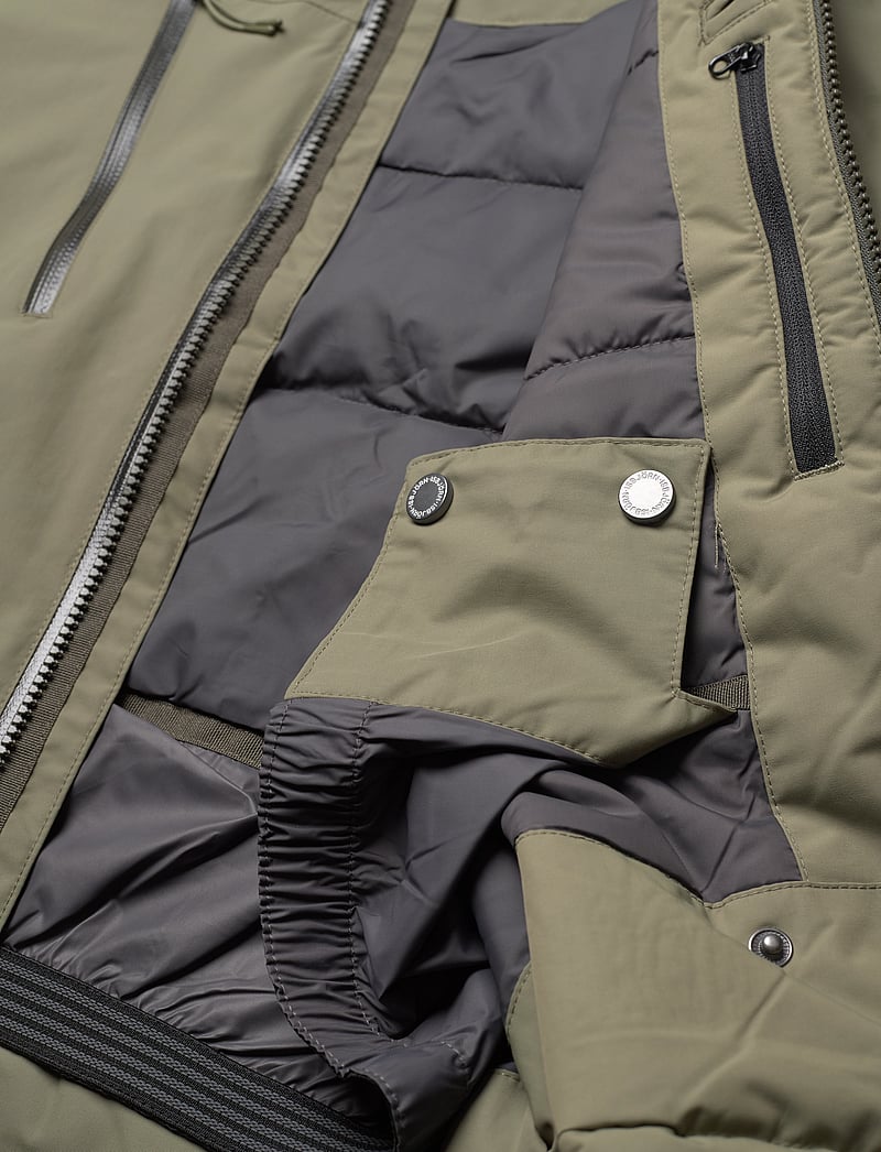 ISBJÖRN of Sweden - CARVING Winter Jacket Teen Volcano 170/176 - slēpošanas jakas - moss - 3