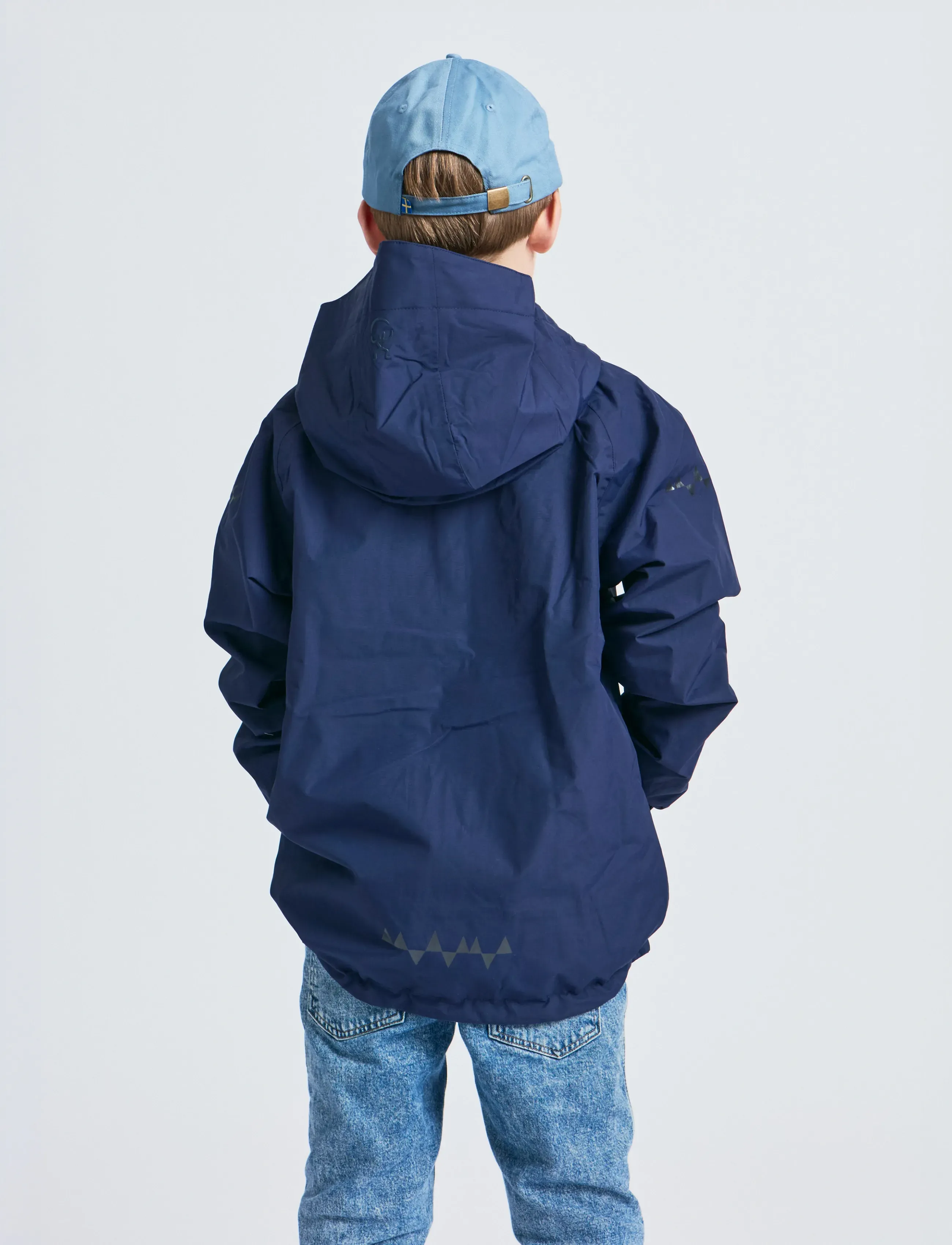 ISBJÖRN of Sweden - MONSUNE Hardshell Jacket Teens Navy 134/140 - shell- & regnjakker - navy - 3