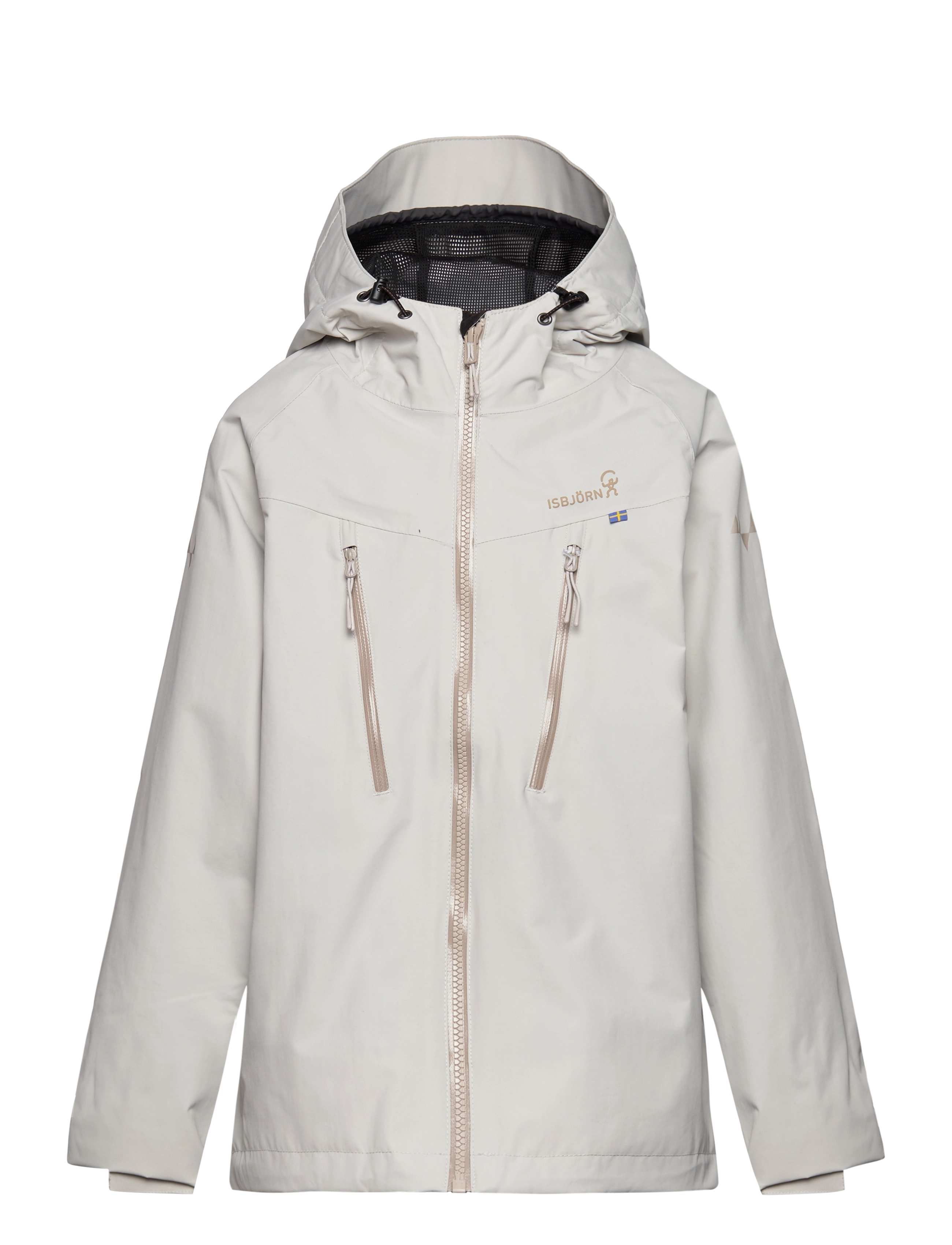 ISBJÖRN of Sweden MONSUNE Hardshell Jacket SunPoppy134/140 - Shell virsjaka - WINDCHIME / grey