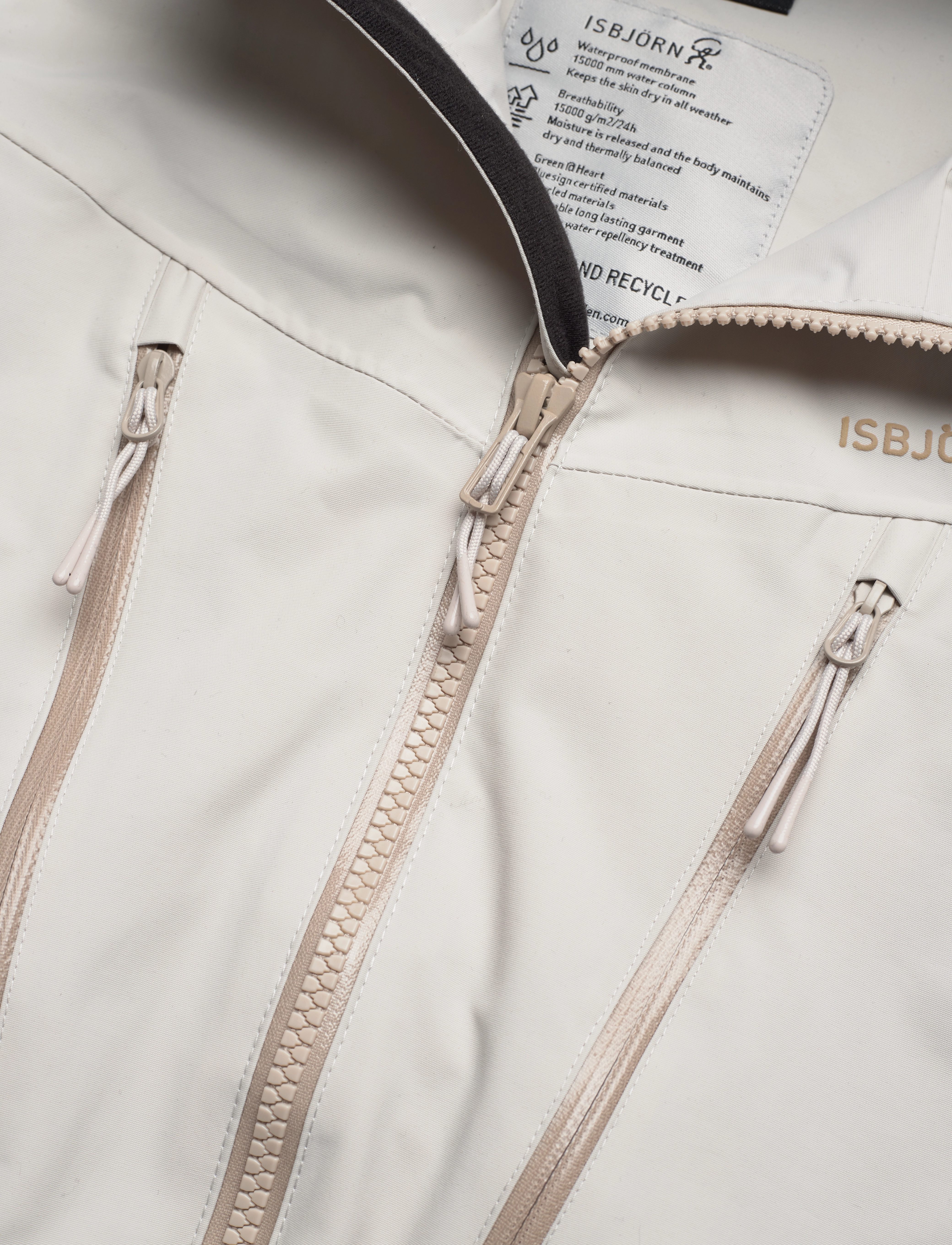 ISBJÖRN of Sweden - MONSUNE Hardshell Jacket Teens Navy 134/140 - shell- & regnjakker - windchime - 2