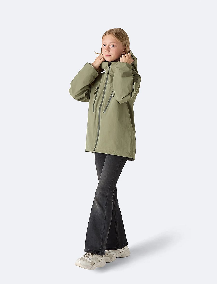 ISBJÖRN of Sweden - MONSUNE Hardshell Jacket Teens - shell- & regenjacken - moss - 0