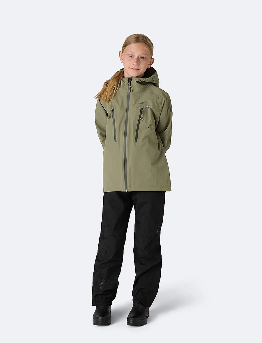 ISBJÖRN of Sweden - MONSUNE Hardshell Jacket Teens - shell- & regenjacken - moss - 3