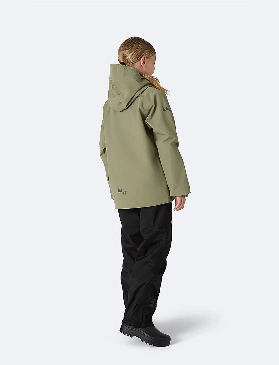 ISBJÖRN of Sweden - MONSUNE Hardshell Jacket Teens - shell- & regenjacken - moss - 4