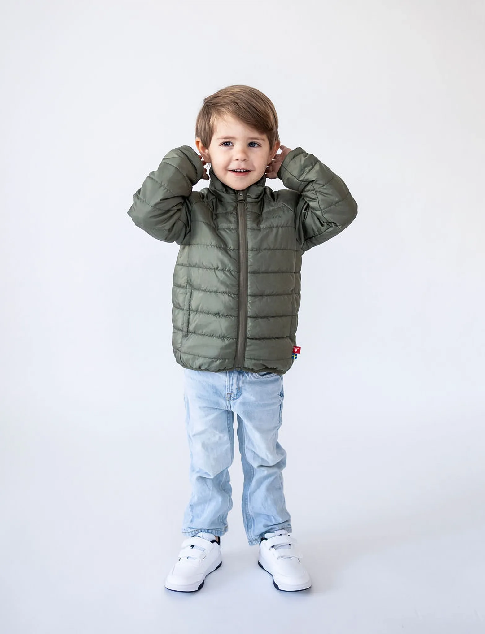 ISBJÖRN of Sweden - AIR Light weight Jacket Kids - isolerade jackor - moss - 3