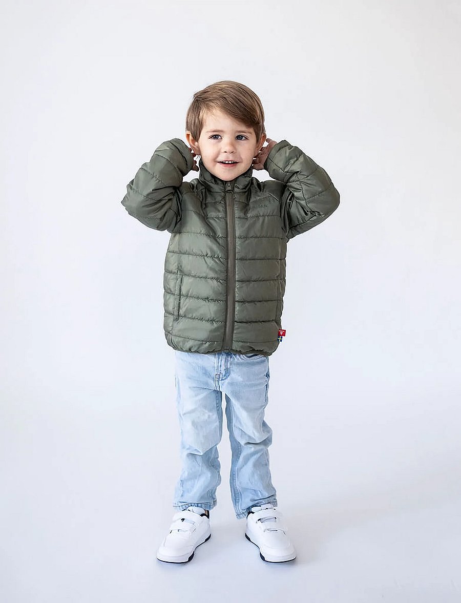 ISBJÖRN of Sweden - AIR Light weight Jacket Kids - isolerede jakker - moss - 3