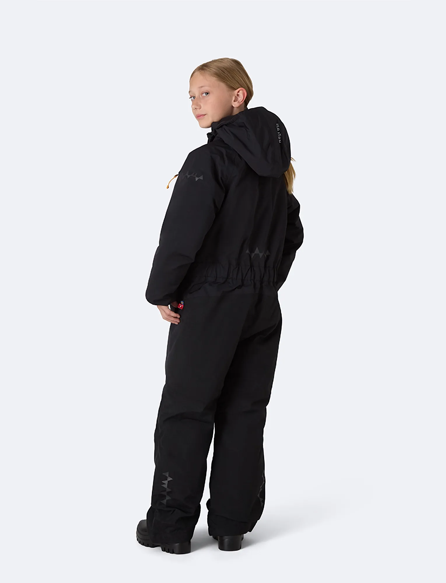ISBJÖRN of Sweden Halfpipe Snowsuit Kids & Teens, 134 CL, Coveralls, Schwarz - Snow-ski Coveralls Sets, Kinder