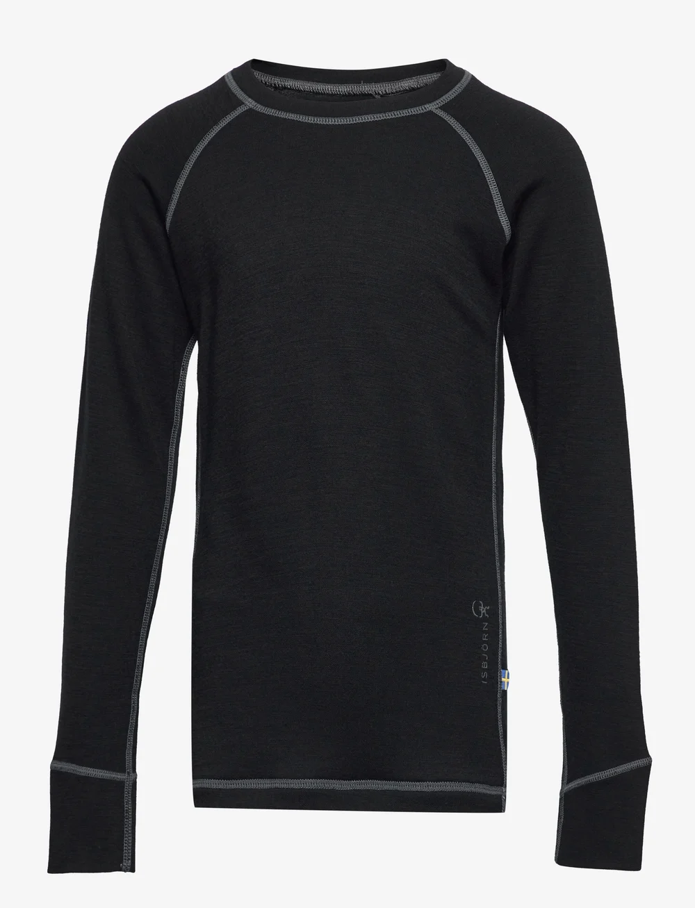 ISBJÖRN of Sweden - HUSKY Sweater Baselayer Kids - termoundertrøjer - black - 0