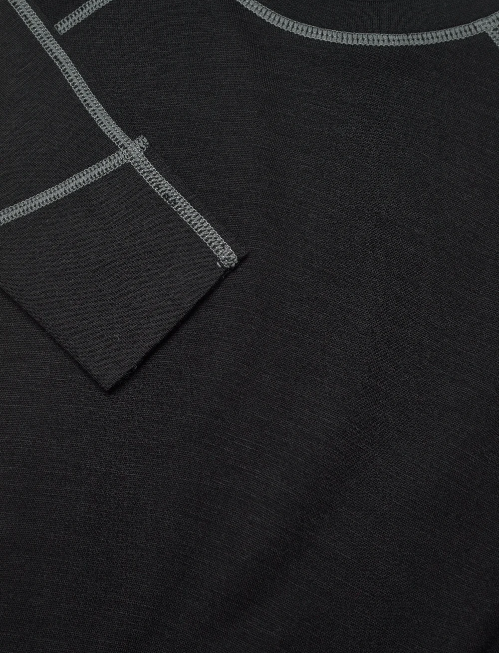 ISBJÖRN of Sweden - HUSKY Sweater Baselayer Kids - termoundertrøjer - black - 4