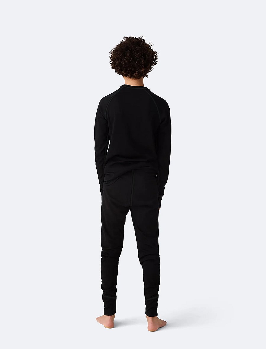 ISBJÖRN of Sweden - HUSKY Longjohn Baselayer Kids - funkionsunterwäsche - hosen - black - 4