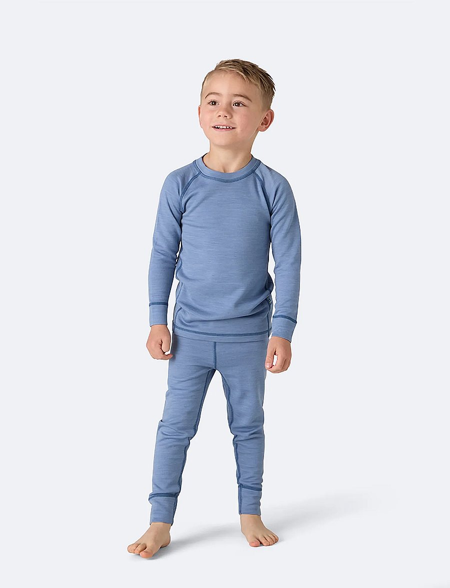 ISBJÖRN of Sweden - HUSKY Longjohn Baselayer Kids - aluskihina kantavad püksid - lagoon - 0